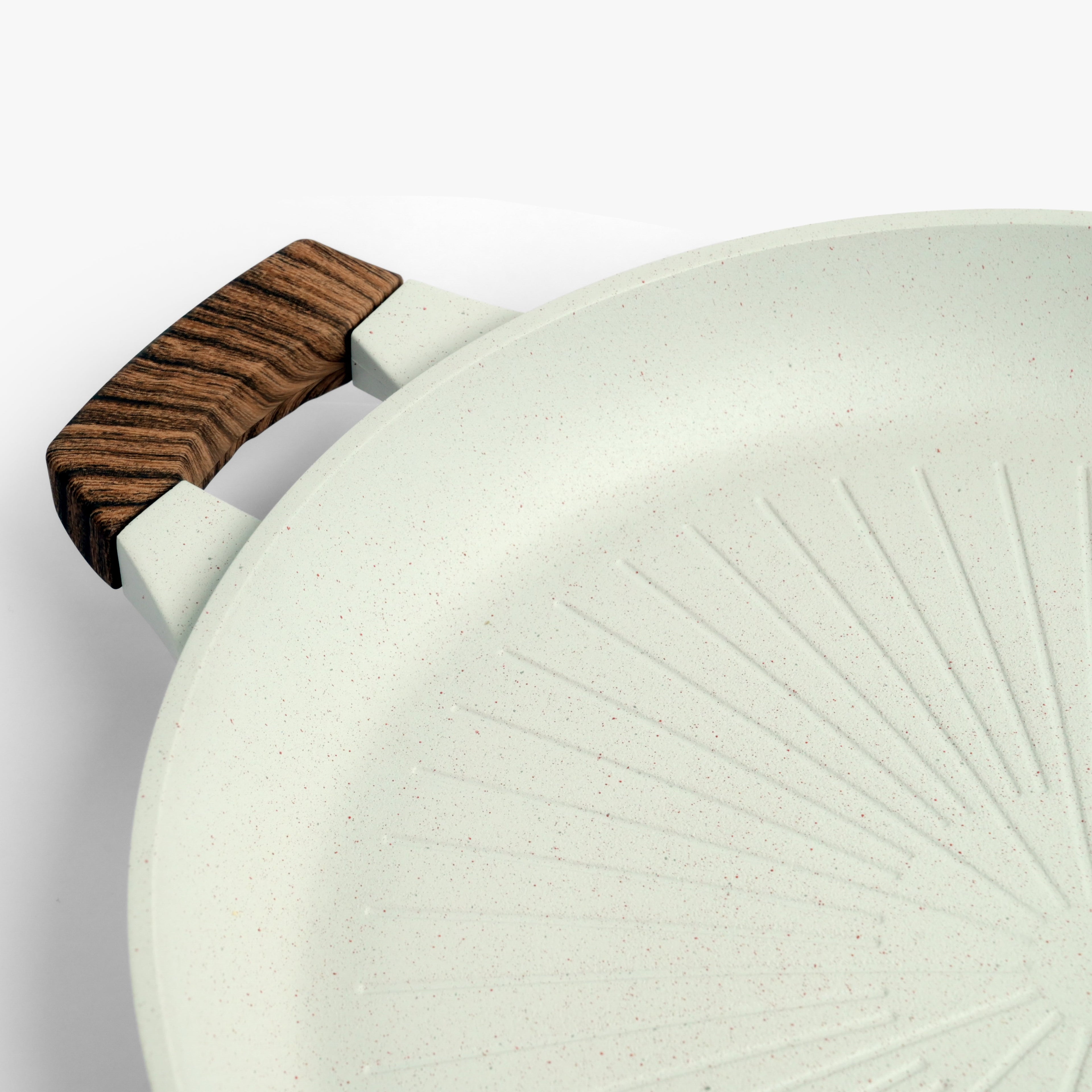 Non-Stick Aluminum Medical Stone Grill Pan(33cm)