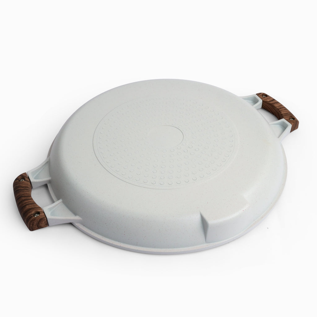 Non-Stick Aluminum Medical Stone Grill Pan(33cm)