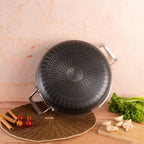 Stainless Steel Non-Stick Honeycomb Deepen Frying Pan (30cm)