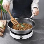 Multi-Purpose Stainless Steel Honeycomb Non-Stick Cooking Pot (28 cm)
