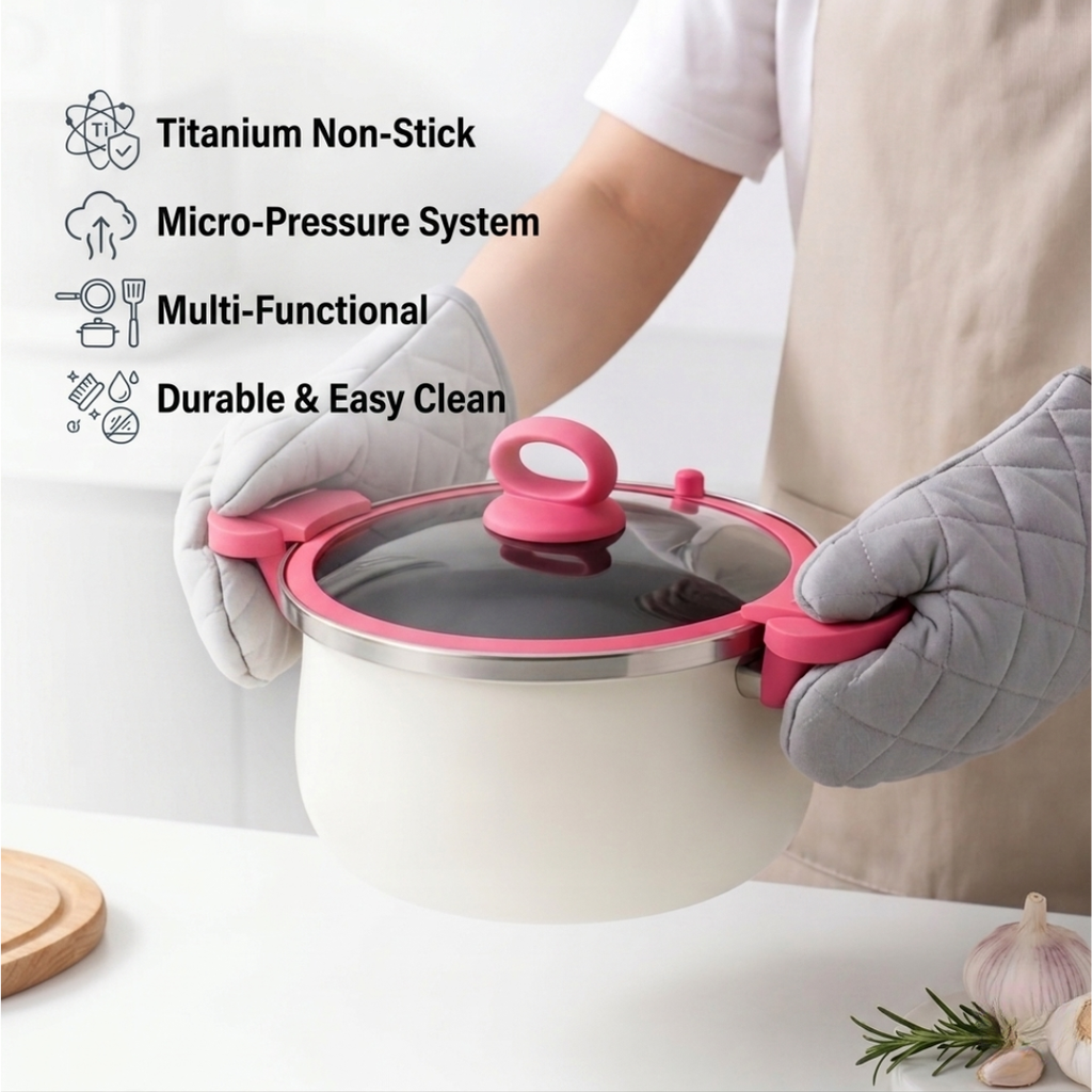 Titanium Non-Stick Micro Pressure Stew Pot