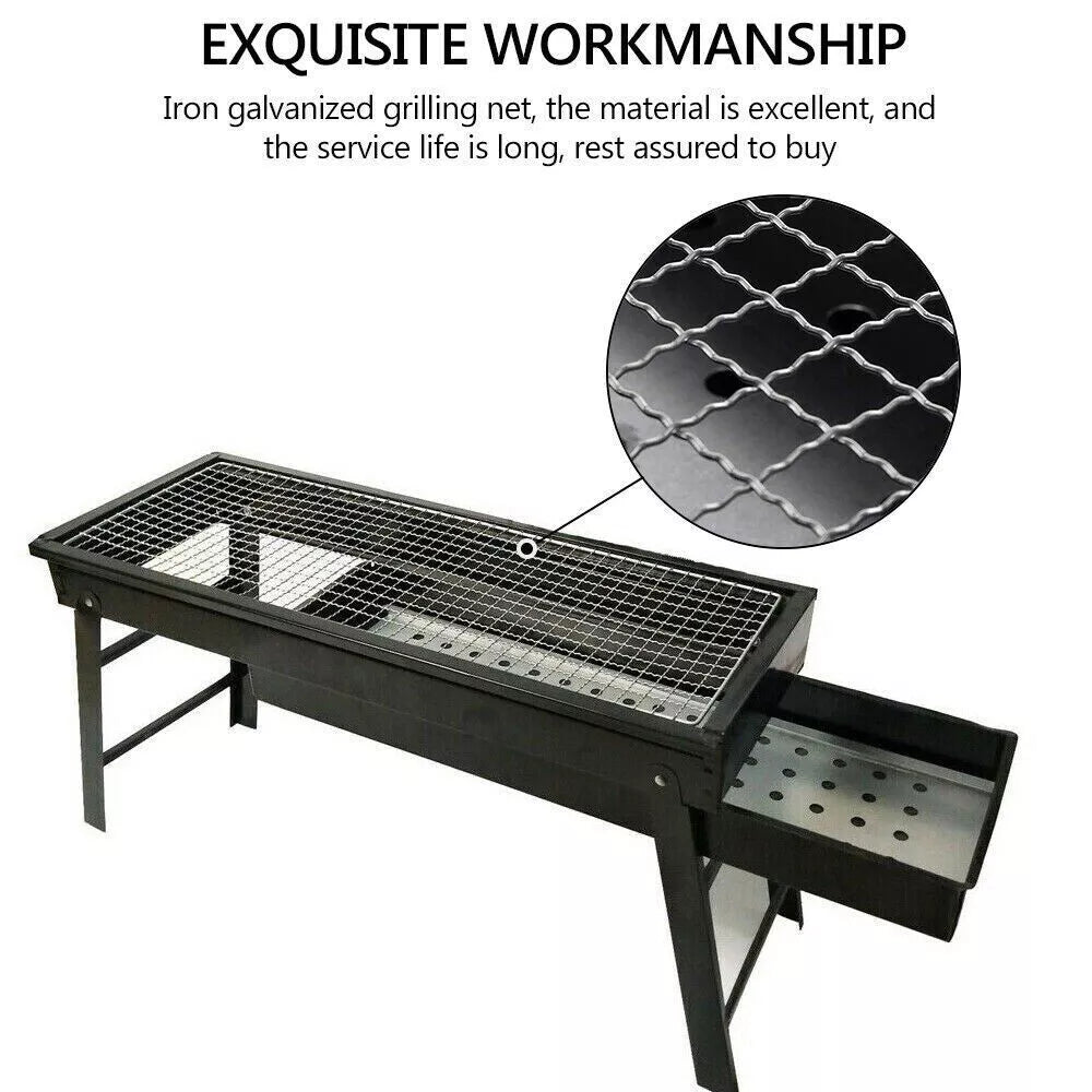 Portable Foldable Charcoal BBQ Grill